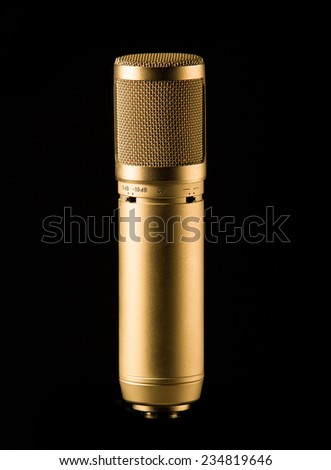 Gold Studio Recording Microphone