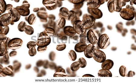 Roasted coffee beans with brown color from Indonesia
