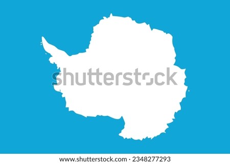 The flag of Antarctica. Flag icon. Standard color. Standard size. A rectangular flag. Computer illustration. Digital illustration. Vector illustration.