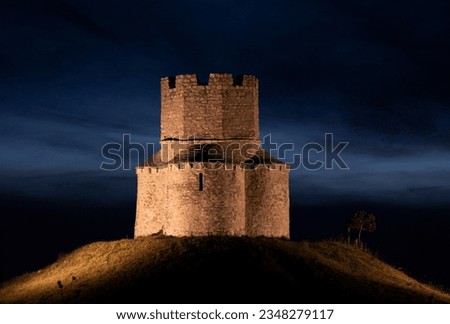 Fortress and Church of Saint Nikola in Nin, Zaton, Zadar Royalty-Free Stock Photo #2348279117
