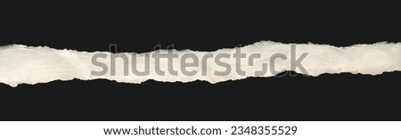 A torn piece of paper texture. Old antique sheet paper with space for text.  Royalty-Free Stock Photo #2348355529
