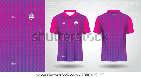blue purple pink polo sport shirt sublimation jersey template