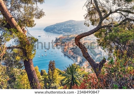 Villefranche-Sur-Mer Village on the French Riviera Royalty-Free Stock Photo #2348490847