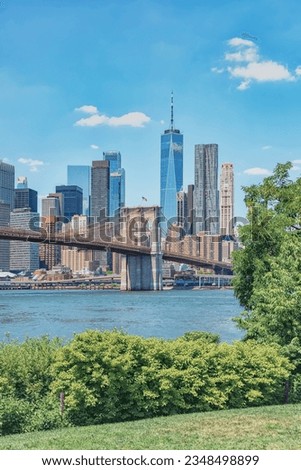 The skyline of New York City, United States Royalty-Free Stock Photo #2348498899