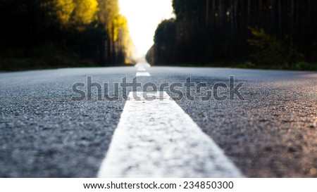 above the road Royalty-Free Stock Photo #234850300