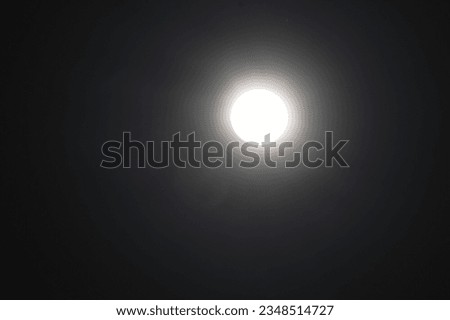 Beautiful night moon closeup picture