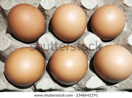 Picture of six egg was taken somewhere in Indonesia
