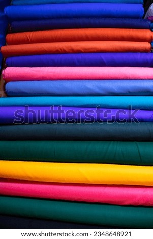 Multicolor textile fabrics pattern texture background