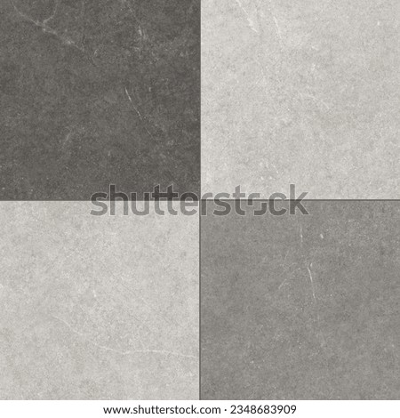 Black and Ash Geometric floor tiles design