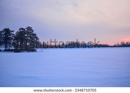 winter season weather landscape background copy space