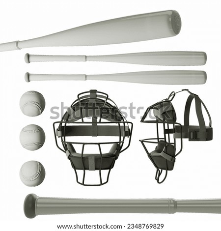 Baseball bat set: sturdy, sleek, grip-textured, versatile, complete, precision-crafted, ergonomic, power-enhancing, durable, performance-driven