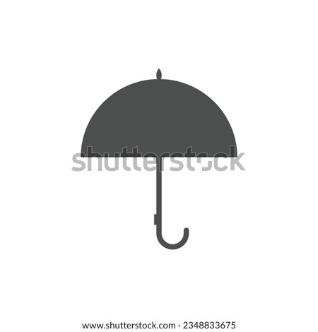 Black Umbrella Icon Vector Design.