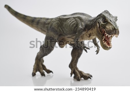 Isolated dinosaur on white background Royalty-Free Stock Photo #234890419