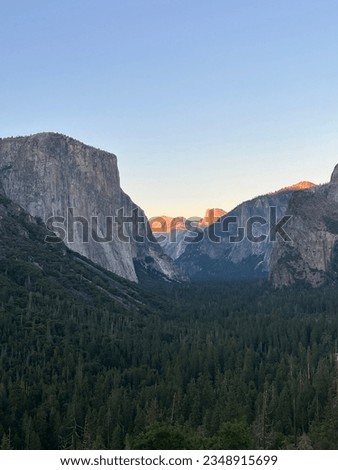 Best Sunset scenes visible in Yosemite.