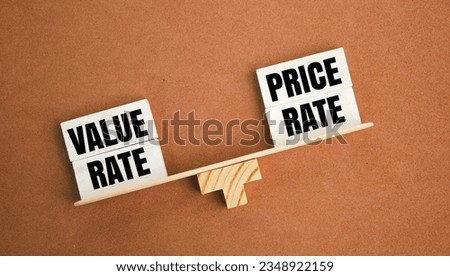 balance of price and value. value rate is heavier. VALUE and PRICE balancing. Price vs Value. Royalty-Free Stock Photo #2348922159
