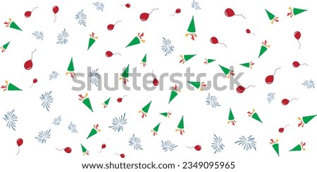 party background vector pattern design
