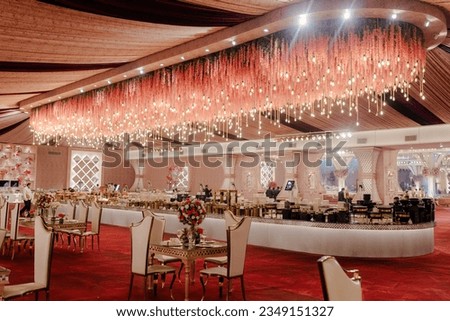 wedding table setting in indian wedding 
