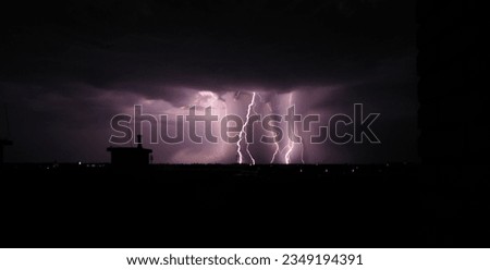Picture taken during thunderstorm in Poland.