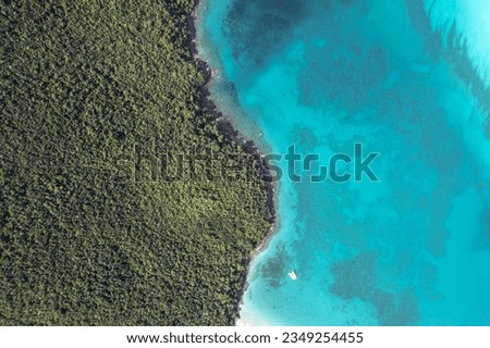 Green and Turquoise waters of St Thomas Royalty-Free Stock Photo #2349254455