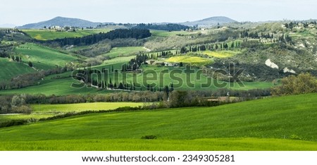 Tuscany val d'Orcia italy Europe
 Royalty-Free Stock Photo #2349305281