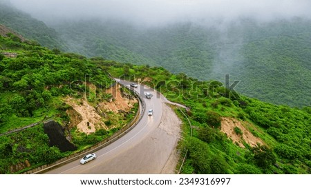 real picture of salalah in khareef season. salalah in dhofar region is the only part in middle east which har a rainny season. this season attracts millions of tourist each year Royalty-Free Stock Photo #2349316997