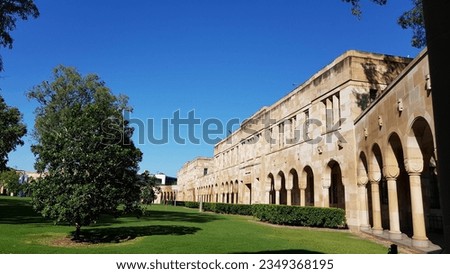 The magnificent views of the University of Queensland, Australia Royalty-Free Stock Photo #2349368195