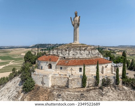 Palencia Christ of Otero close-up complete statue Royalty-Free Stock Photo #2349522689