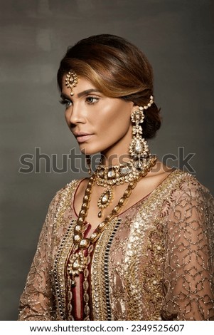 portrait of a beautiful Indian Bride