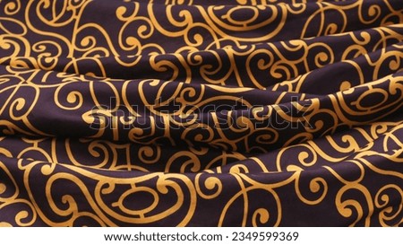 Traditional batik native to Pekalongan, Central Java, Indonesia with elegant classic motifs