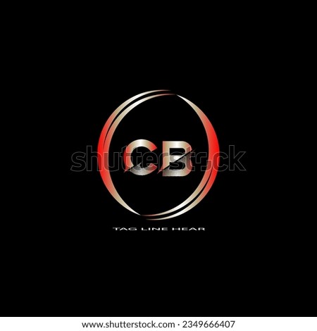 creative letter logo. gradient logo design with black background for your company.