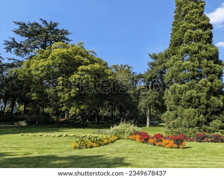 Jardin des Serres d’Auteuil in Paris, France - August 2023 Royalty-Free Stock Photo #2349678437