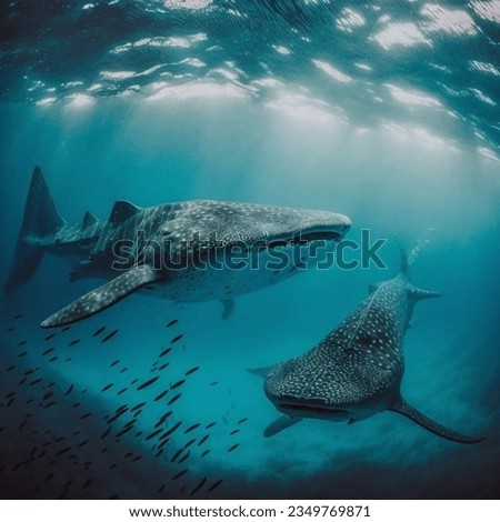 This leopard shark is one of the largest marine mammals but very friendly to humans.
