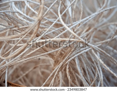 a photo of a tangled nylon thread object Royalty-Free Stock Photo #2349803847