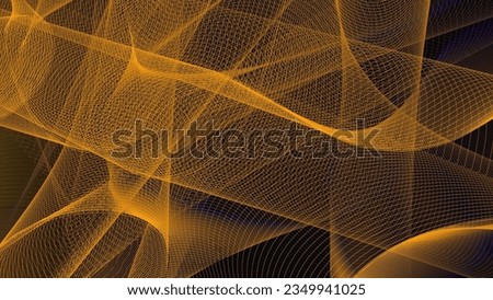 Abstract web. horizontal lines. Expensive background. Wallpaper. The background. Neon. Cyberpunk. Minimalism. Tapes. Red, blue, gold, purple, green, white, black.