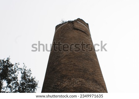 Old Chimney stack falling down. 
