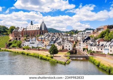 Old city of Saarburg, Rheinland Pfalz, Germany  Royalty-Free Stock Photo #2349982833