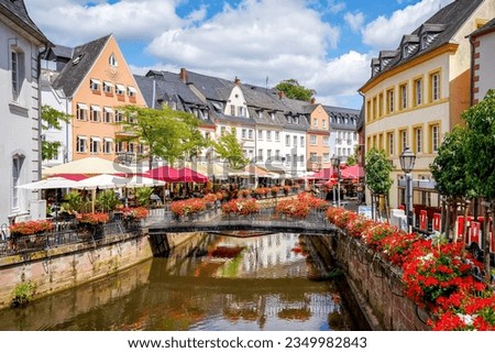 Old city of Saarburg, Rheinland Pfalz, Germany  Royalty-Free Stock Photo #2349982843