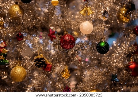 Christmas Tree, Illumination, Santa Claus, Ball, Festive Season, Happy New Year.