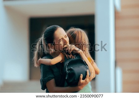 
Emotional Mother Crying When Dropping her Kid to School
Sad mother suffering from separation anxiety from her kid
 Royalty-Free Stock Photo #2350090077