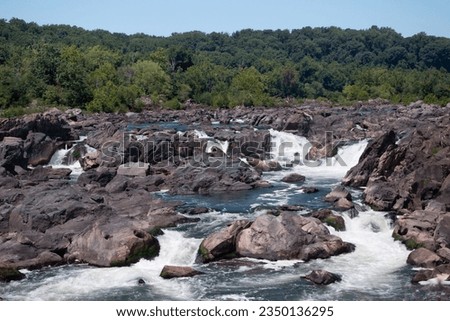 Great Falls Park in Potomac Maryland. Home to some amazing waterfalls and rock formations on the border of Maryland and Virginia. Next to Chesapeake and Ohio Canal.