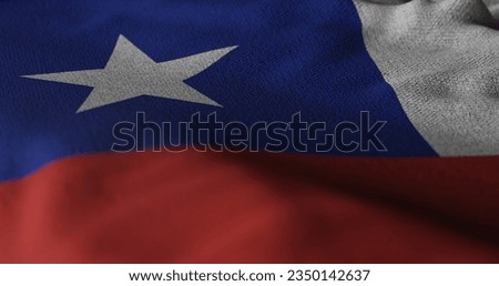 Flag Chile 18 September fiestas patrias Royalty-Free Stock Photo #2350142637