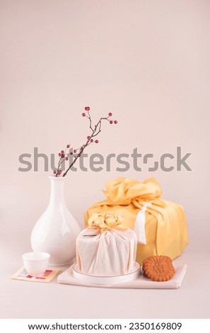 Holiday Chuseok gift concept photo 
 Royalty-Free Stock Photo #2350169809