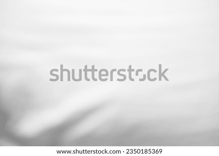 Abstract White Bedding Sheets or White wrinkled fabric background texture and Texture with copy-space :Creased or wrinkled white fabric,Soft focus Royalty-Free Stock Photo #2350185369
