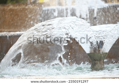 Fountain in the province of Alicante, Costa Blanca, Spain
