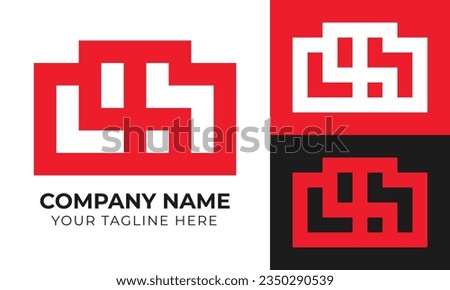 Creative corporate abstract modern minimalist business logo design template