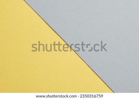 Rough kraft paper background, paper texture gray yellow colors. Mockup with copy space for text
