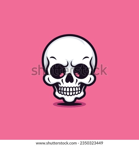 Skull logo with cool style