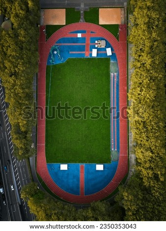 AthleticSpirit Track and field arena in Switzerland. Sports stadium, sports arena.