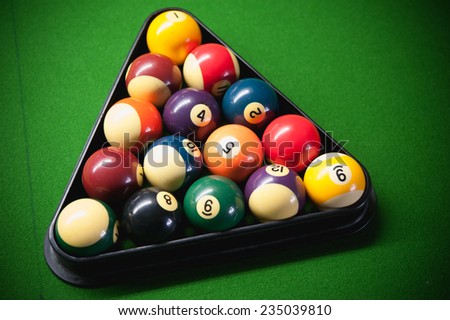 Billiard balls - pool