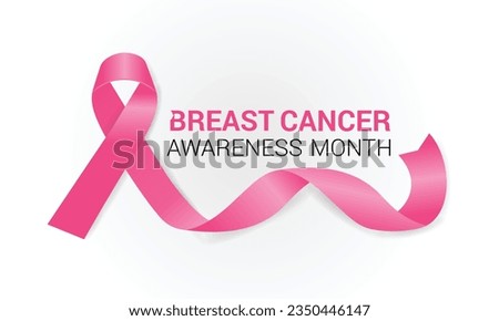 Breast Cancer awareness month (BCAM) is observed every year in October. Banner, poster, card, background design.